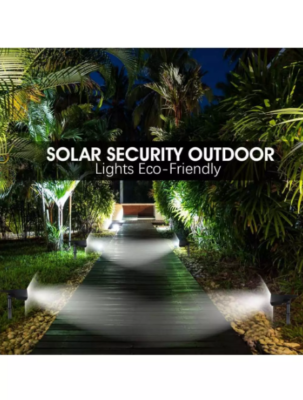 LED Solar Lawn Spotlights Pcs