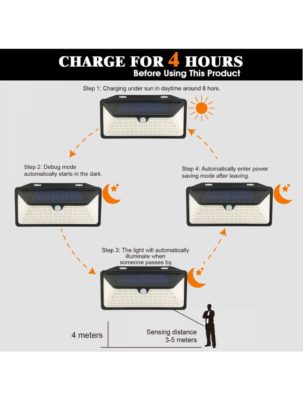 Outdoor Solar Wall Lights LED Solar Lights