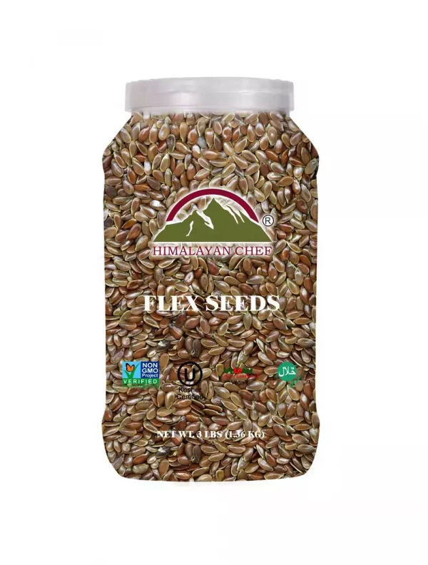 Alsi Flax Seed Large Plastic Jar lbs A