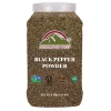 Black Pepper Powder Large Plastic Jar lbs FB