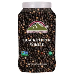 Black Pepper Whole Large Plastic Jar lbs F