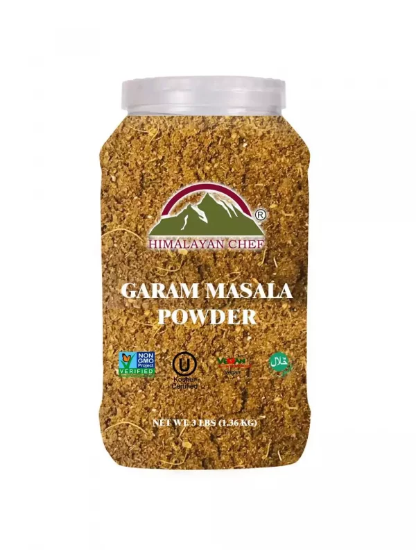 Garam Masala Powder Large Plastic Jar lbs FB