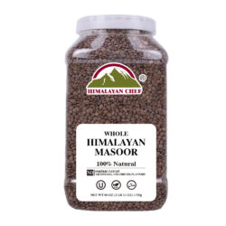 Masoor Whole Sabat Masar Large Plsatic Jar kg