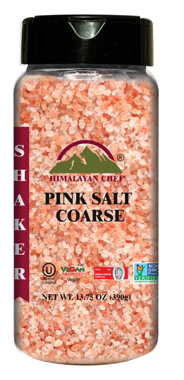 Pink Coarse Salt Shaker b