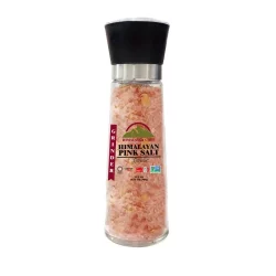 Pink Salt Garlic Red Crushed Pepper Grinder