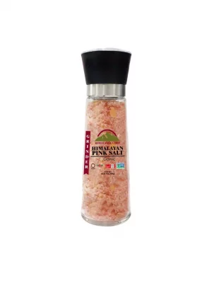 Pink Salt Garlic Red Crushed Pepper Grinder