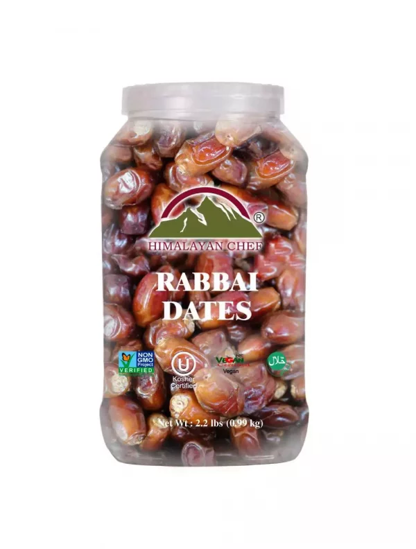 Rabbi Date Large Plastic Jar lbs A