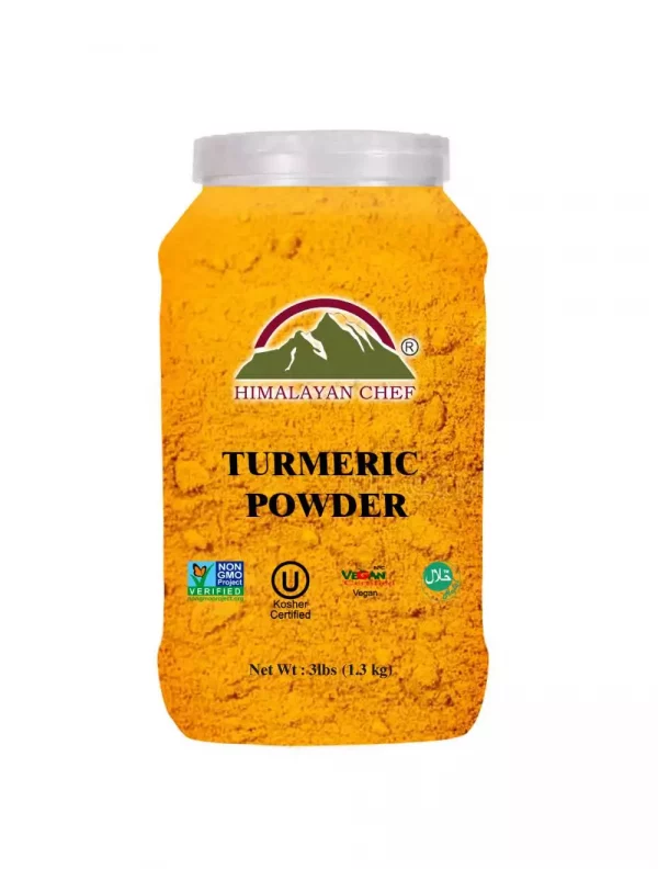 Turmeric Powder Large Plastic Jar lbs F