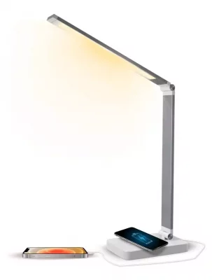 WBM Smart W Qi Wireless Fast Charger Led Desk Lamp Unit LE