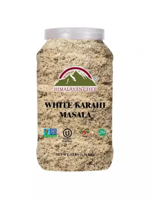 White Karahi Masala Large Plastic Jar lbs A