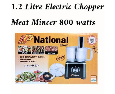 Silver Color Steel Body Litr Bowl Chopper Vegetable Slicer Vegetable Cutter Watt Motor