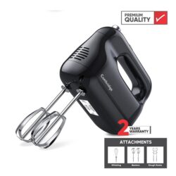 Hand Mixer Electric Cambridge Kitchen Handheld Small Mixer with Beaters and Whisk