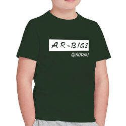 boy s ar bigs printed bottel green tee shirt side
