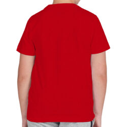 boy s ar bigs printed red tee shirt back