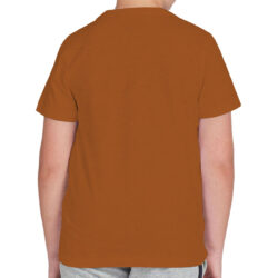 boy s motor bike printed mustered tee shirt back