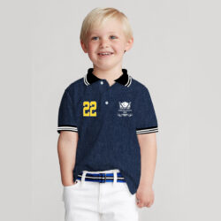 boy s tripping collar elite polo shirt side