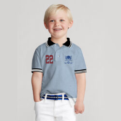 boy s tripping collar elite polo shirt side