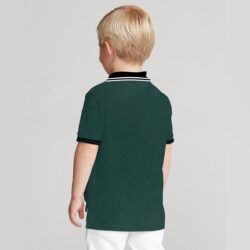 boy s tripping collar elite polo shirt back