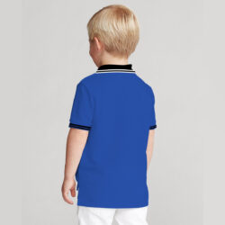boy s tripping collar elite polo shirt back