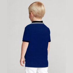 boy s tripping collar elite polo shirt back
