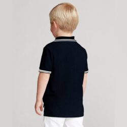 boy s tripping collar elite polo shirt back