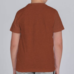 boy s unique printed green tee shirt back