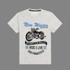 boys moter bike printed hyder gray tee shirt front