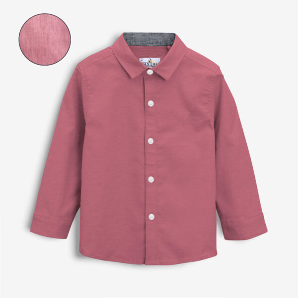 boys supper solid casual shirt front