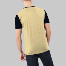 contrast fashion combo tee shirt back