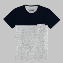 contrast fashion combo tee shirt front