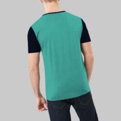contrast fashion combo tee shirt back