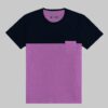 contrast fashion combo tee shirt front