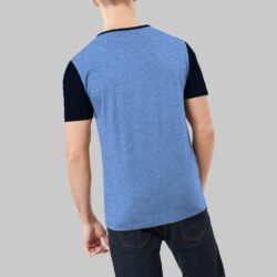 contrast fashion combo tee shirt back