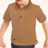 gs boy s dyed tipping collar polo shirt front