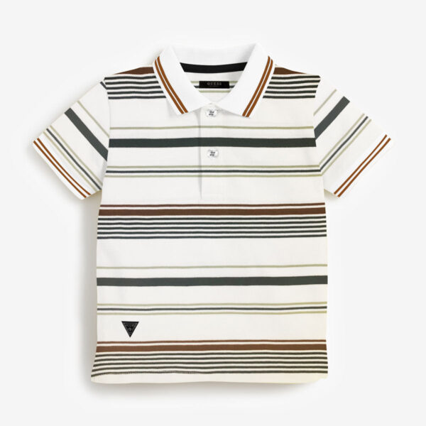 gs boy s dyed tipping collar polo shirt front