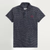 hg exclusive self pattern emb polo shirt front