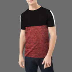 hg premium polyester sporty fashion tee shirt back