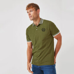 hg signature tripping collar polo shirt side