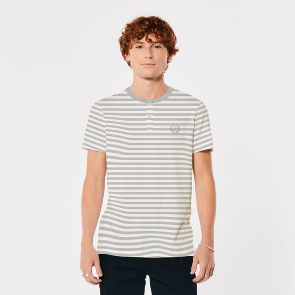 hg signature yarn henley tee shirt front