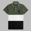 jrdno tripping collar three panel excutive polo shirt front