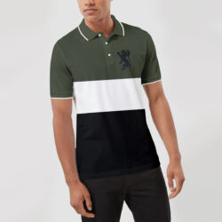 jrdno tripping collar three panel excutive polo shirt side