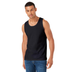 pack of black cotton vest side