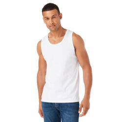 pack of white cotton vest side