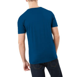 printed enjoy the journey navy tee shirt back