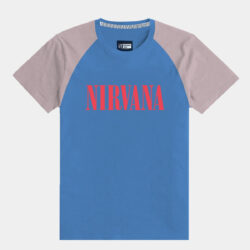 raglan nirvana printed signature tee shirt front
