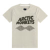 signature arctic monkeys printed tee shirt front