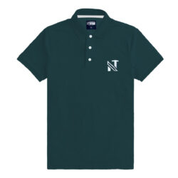 signature n embroidered polo shirt front