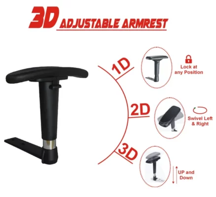 Adjustable Arms For Gaming Chairs b