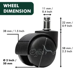 Chair wheels casters Made in Taiwan e