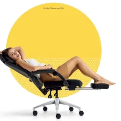 Easy Executive chair with Footrest and Lumbar support b